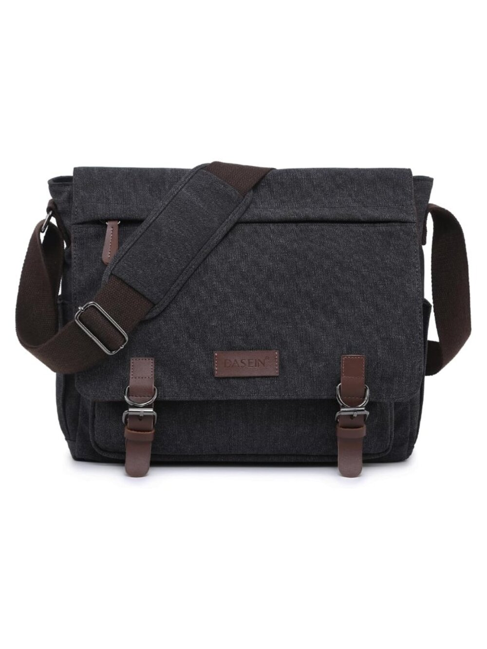 Unisex Canvas Messenger Bag 15" Laptop Crossbody Briefcase Travel Vintage